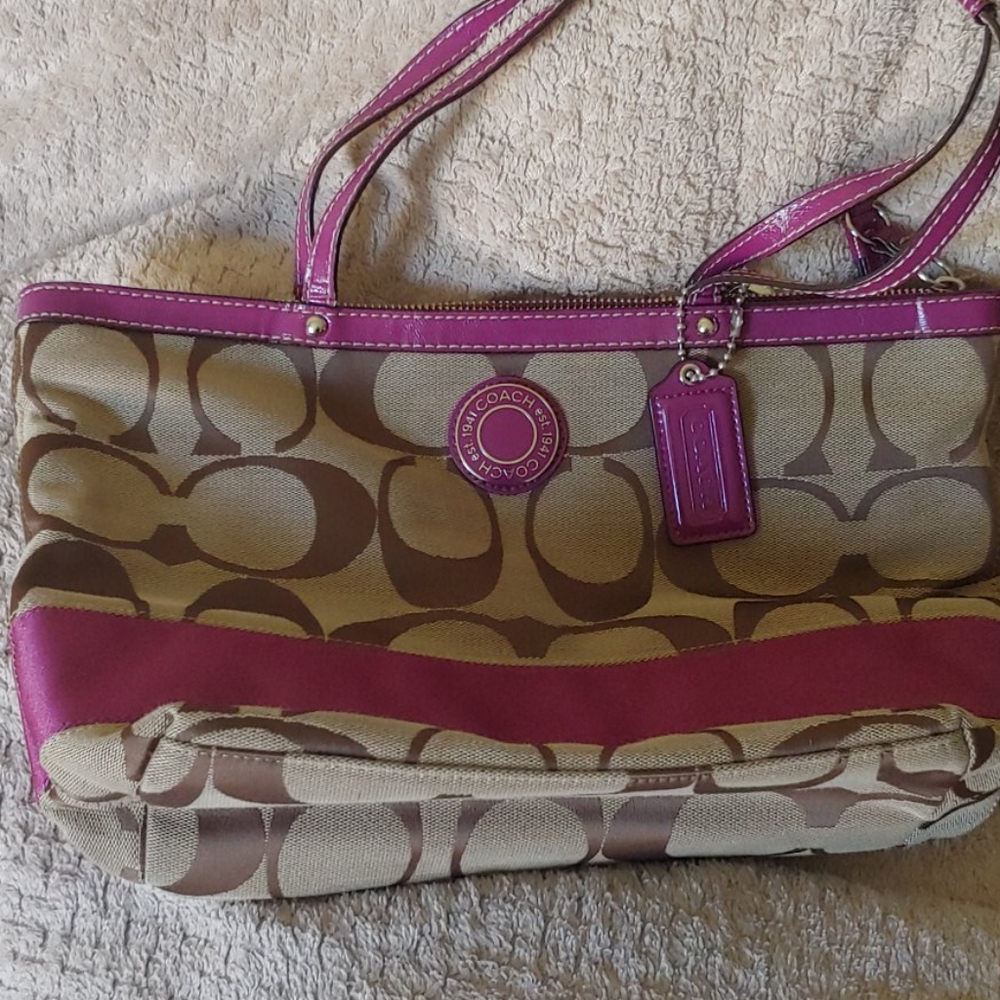 Coach mini tote
